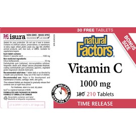 Natural Factors - Vitamin C 1000mg Time Release, 210 Tablets