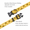 Olahibi Dog Collar and Leash Combo Set, Bee Pattern, Polyester
