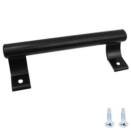 ZONADAH 200mm Aluminum Alloy Sliding Door Handle, Hole Center 165mm, for Balcony Glass Door Handle Bathroom Closet Door Handle Warehouse Door Garden Door Handle Modern Metal Handle (Black)