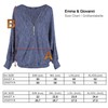 Emma & Giovanni - Women's Oversize Zip Pullover T-Shirt -