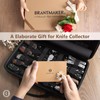 BRANTMAKER Knife Display Case, Knife Case for 61+ Pocket Knives,