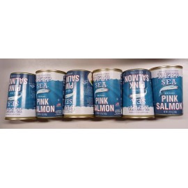 Deep Sea Wild Caught Wild Alaska Pink Salmon, 14.75 Oz Cans  (6 Pack)  Exp. 5/26