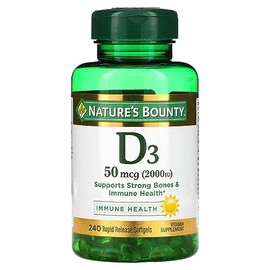 Nature's Bounty D3-2000 IU, 240 Softgels (Pack of 2)