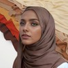 Yeieeo Women's Cotton Scarves Ranyon Hijab Headscarf Lightweight Fabric Fashion
