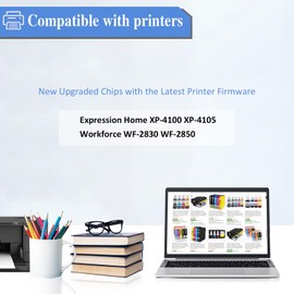 SHUOLEI 212XL Ink Remanufactured for Epson 212XL 212 XL T212 T212XL Ink Cartridges Combo Pack Work with Epson Expression Home XP-4100 XP-4105 Workforce WF-2830 WF-2850 Printers (5-Pack)