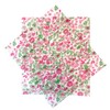 ZZJ 150pcs Flower Patterned Wax Food Paper Liners for Picnic,
