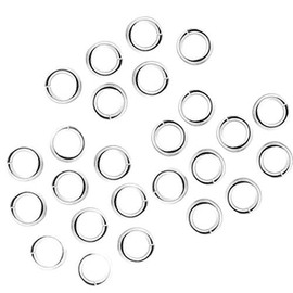 25 Pcs Round Open 925 Solid Sterling Silver Jump Ring 5mm 19 ga Gauge Rings 5 mm DIY Crafting by Wholesale Charms