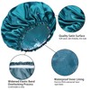 Shower Caps for Women, 4 PCS Elastic and Reusable Bath