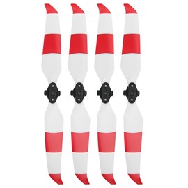 2 Pairs Propeller Low Noise Quick Release Propellers Accessory Fit for Mavic AIR 2 DroneRed White