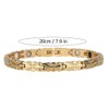 Brazalete de moda para mujer, brazalete de acero inoxidable con