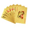 PMLAND Gold Waterproof Playing Cards - Poker Deck for Parties