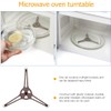 1-Pack Microwave Oven Flat Turntable Ring Roller Glass Plate Tray
