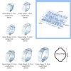 Faankiton 170pcs 7-20 mm Double Ear O-Clips Hose Clamps 2-Ear