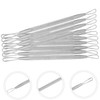 IWOWHERO Stainless Steel Pimple Squeeze Ring Set 7pcs Comedone Extractors