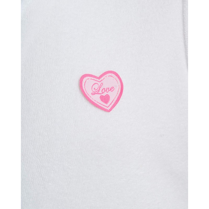 Pink Platinum - Bañador con Capucha para niña, Blanco, 5/6