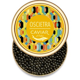 𝐁𝐄𝐒𝐓𝐒𝐄𝐋𝐋𝐄𝐑 Premium Osetra Black Caviar - OSCIETRA Collection - 1.8 oz - (50g) - Malossol Russian Sturgeon Black Roe - Premium Quality - [APRIL 2025]