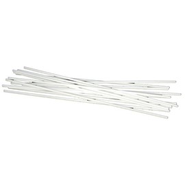 Extra Long 18" White Plastic Drinking Straws- Pack of 200