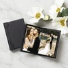Neil Enterprises Inc. 2.5" x 3.5" Black Leather Self-Stick Photo