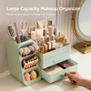 HBlife Makeup Organizer with Brush Holder for Vanity, Large Plastic