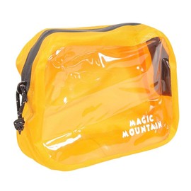MAGIC MOUNTAIN Waterproof Pouch, Seamless Dry Pouch, One Side Full Transparent Window, Yellow