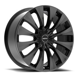 Motiv 436B 18x7.5 5x108/5x4.5" +42mm Gloss Black Wheel Rim 18" Inch