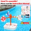 Pool Bird Deterrent Device, Floating Reflective Bird Deterrent Windmill 02