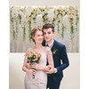 Mocsicka Wedding Flower Backdrop Wall Floral Bridal Shower Backdrops for