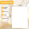 50 Pack White Poster Boards, 11"x14" White Poster Paper Heavyweight