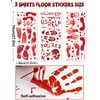 Wohohoho 11 Sheets/202 Pcs Bloody Halloween Decorations Set. 2 Giant