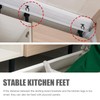 Skirting Clips, Pack of 15 Kitchen Pedestal Attachment with 45