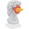 JTZXJJX 6.3 Inch Ice Cream David Head Resin Sculpture Statue