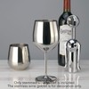 PG Set of 4 Stainless Steel Wine Glass - 18.5oz