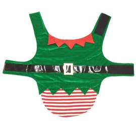 Balacoo Elf Dog Costume Christmas Pet Clothes Funny Dog Clothes for Christmas Party Cosplay Accessories (Green L)