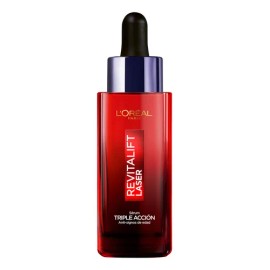 L'Oreal Paris Revitalift Laser Sérum Rostro Triple Acción Anti-Edad,Corrige Arrugas, Da Firmeza, Luminosidad y Unifica el Tono, Con Tecnología Tri-Péptidos y Vitamina C, 30ml