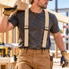 Adjustable Y-Back Suspenders for Men – 1.5-Inch Wide Straps with