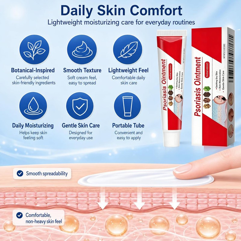 2 Pcs Herbal Moisturizing Cream,Soothing Cream,Lightweight Botanical Formula for Daily