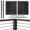 Swage Lag Screws for Cable Railing - 100 Pack Black