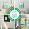 Marbrasse 2 Pack Magnetic File Holder - Paper Holder, Pocket
