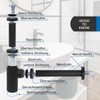 kör4u Design Siphon, 1 1/4 Inch x 32 mm, Black