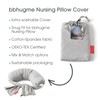 bbhugme® Nursing Pillow ™ Spare Pillow Cover (Grey Melange)