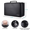 DocSafe Fireproof Battery Organizer Storage Box,Fireproof Waterproof Carrying Case Bag