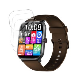 【2025新型·性能最強モデル】スマートウォッチ 1.9インチ/1.96インチ /2.0インチ フィルム 保護フィルム 高い透明度 反射低減 高感度です 指紋防止 液保護フィルム【3枚入り】