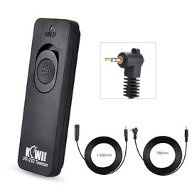 KIWIFOTOS DMW-RS1/RSL1 Shutter Remote Control Remote Release Panasonic GH7 DC-G9M2 GH6 GH5M2 DC-S5 S5 II S1 S1R S1H G7 G9 G85 GH5 GH5S GH4 GX8 GX7 G6 G5 G3 G2 GH3 GH2 GH1 DMC- FZ1000 FZ1000 II FZ2000