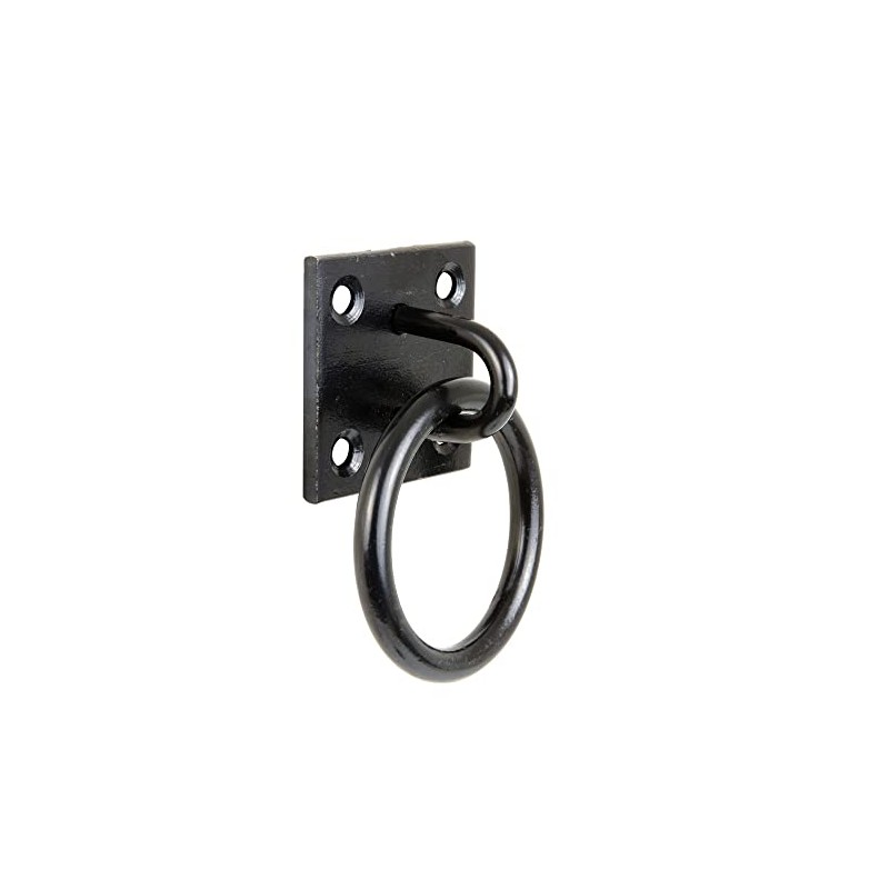 Merriway BH07695 Ring on Plate, Black