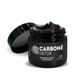 Carboné Detox – Mascarilla Facial de Carbón Activado y Arcillas Purificantes para Limpieza Profunda