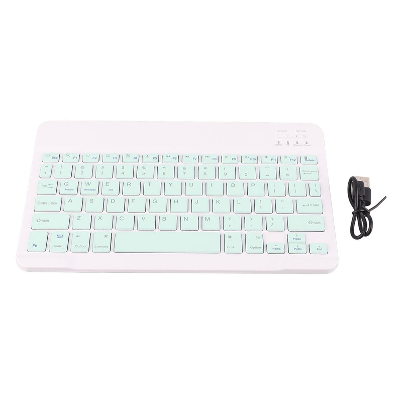 78 Key Wireless Bluetooth Keyboard 32.8ft Ergonomic Ultra Thin Silent