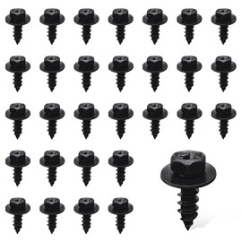 GolTHd 30PCS Front Fender Liner Screws Set, Compatible with Toyota Lexus RAV4 Avalon Camry Highlander Prius, Bumper Cover Splash Shield Mud Gurad Flap Screws Replaces 90159-60498