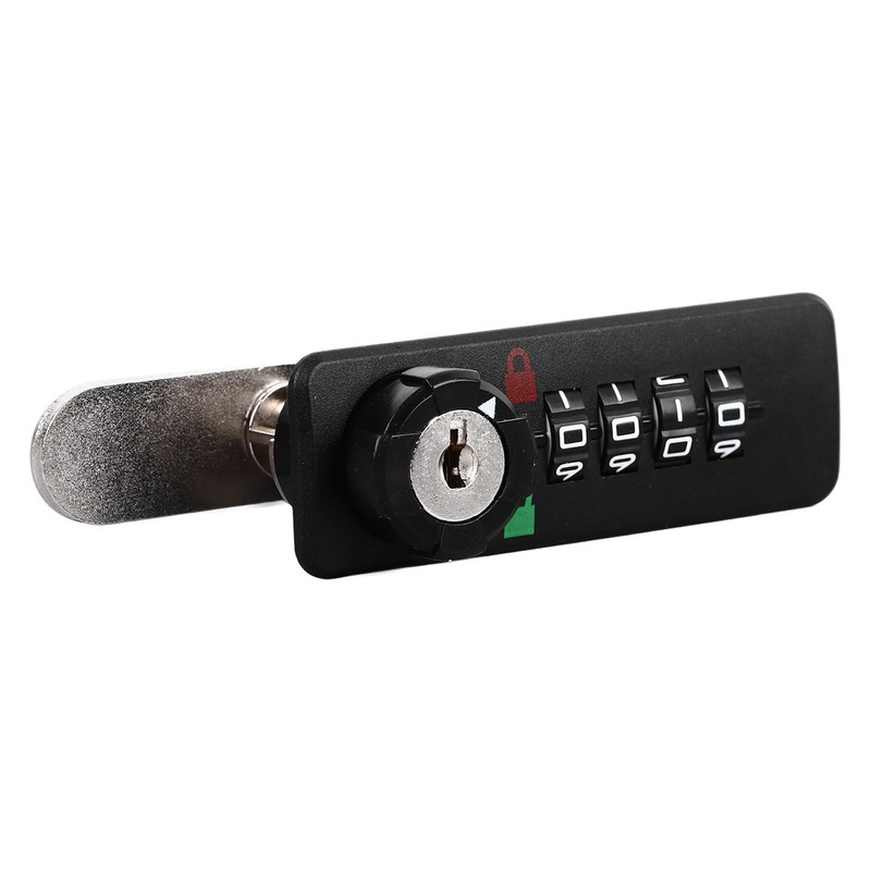 4 Digit Mechanical Dial Combination Lock Password Safety Drawer Shoe