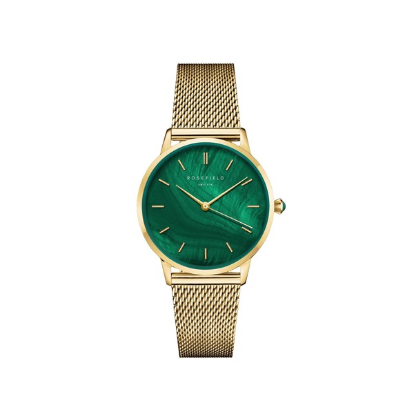 Rosefield Pearl Edit Emerald Green with Emerald Green Dial and