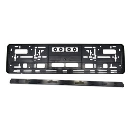 LINGSEE Universal Euro License Plate Tag Holder Mount Adapter Bumper Frame Bracket New